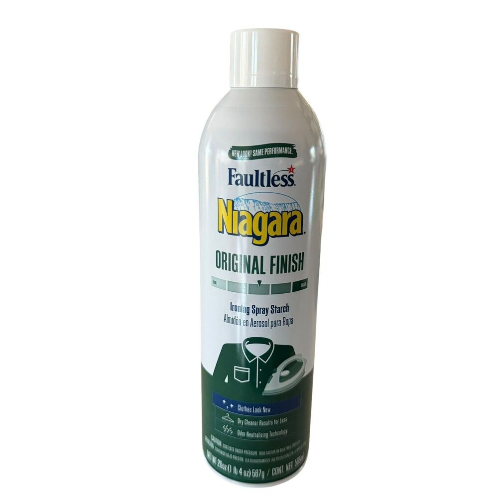 1‎ Can of Original FINISH Faultless Niagara Ironing Spray Starch 20 oz.